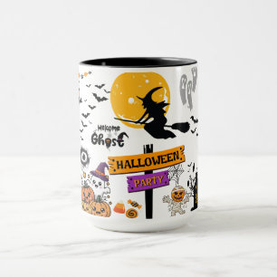 Halloween Verzaubernde Nächte Hexenhaft Schwarz Ka Tasse