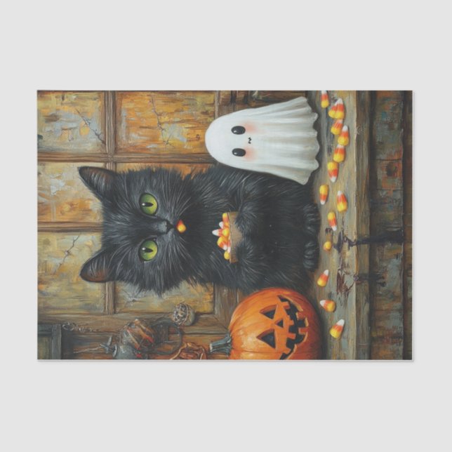 Halloween Vibes1 Seidenpapier (Vorderseite)