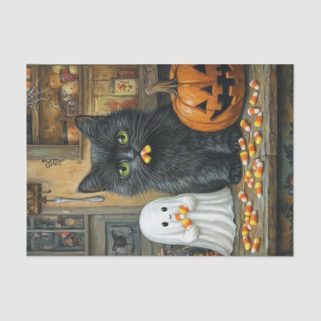 Halloween Vibes2 Seidenpapier (Vorderseite)