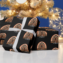 Halloween Vibes Boho Regenbogen Fall Spooky Geschenkpapier