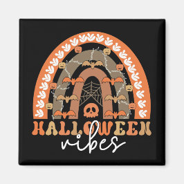 Halloween Vibes Boho Regenbogen Fall Spooky Magnet