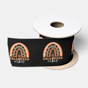 Halloween Vibes Boho Regenbogen Fall Spooky Satinband