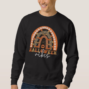 Halloween Vibes Boho Regenbogen Fall Spooky Sweatshirt