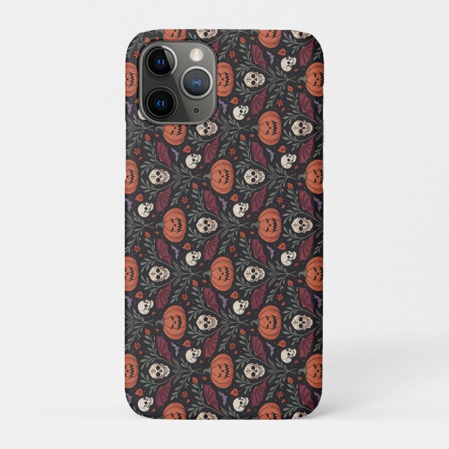 Halloween Vibes Pattern Case-Mate iPhone Hülle (Rückseite)