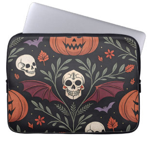 Halloween Vibes Pattern Laptopschutzhülle