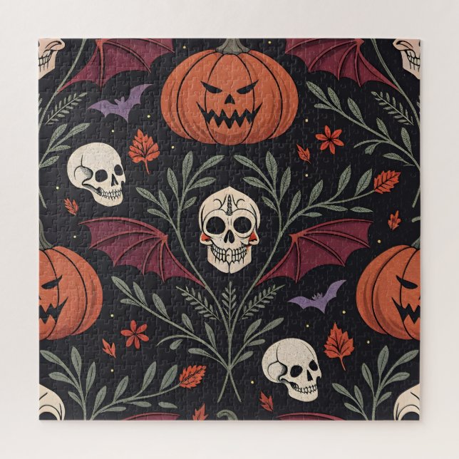 Halloween Vibes Pattern Puzzle (Vertikal)
