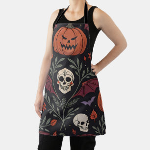 Halloween Vibes Pattern Schürze