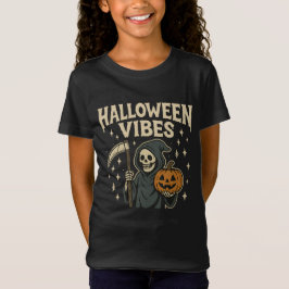 Halloween Vibes Sensenmann T-Shirt