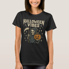Halloween Vibes Sensenmann T-Shirt