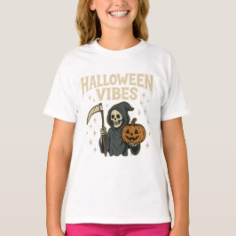 Halloween Vibes Sensenmann T-Shirt
