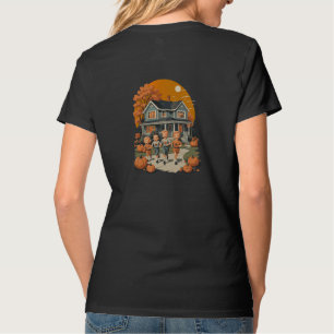 Halloween Vibranly Blue Lila Swirling Cosmic T-Shirt