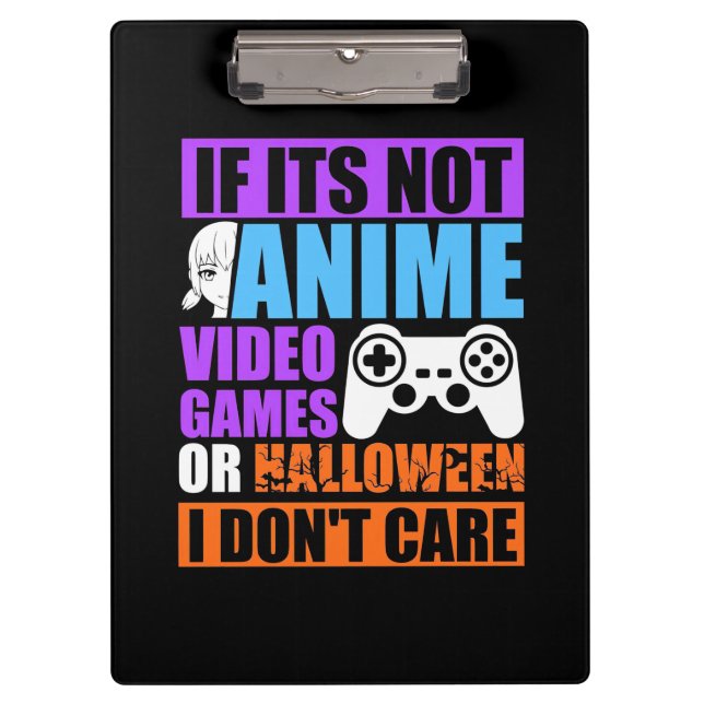 Halloween-Videospiele Klemmbrett (Vorderseite)
