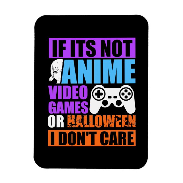 Halloween-Videospiele Magnet (Vertikal)