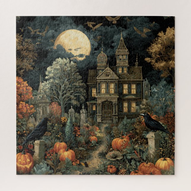 Halloween Viktorianisch Puzzle (Vertikal)