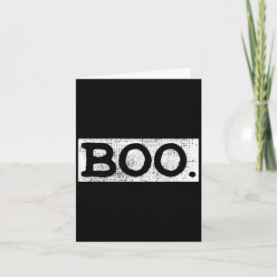 Halloween Vintag Boo Funny Gift Karte