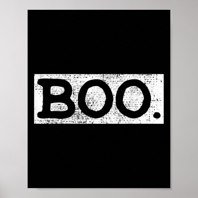 Halloween Vintag Boo Funny Gift Poster (Vorne)