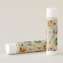 Halloween Vintag Pattern Lip Balm
