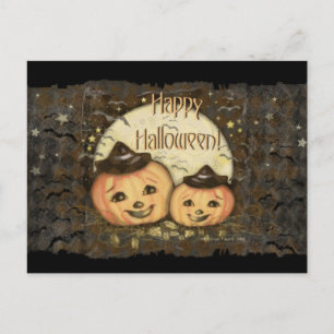 Halloween Vintag Postkarte