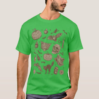 Halloween Vintage 90er Ästhetik Süße Hexe Retro T-Shirt