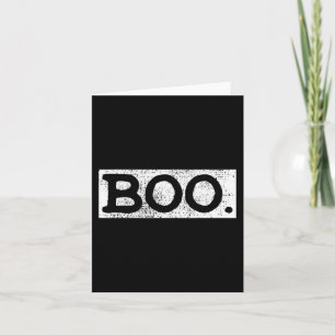 Halloween Vintage Boo Lustiges Geschenk Halloween Karte