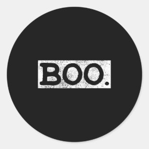 Halloween Vintage Boo Lustiges Geschenk Runder Aufkleber