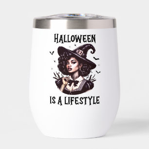 Halloween-Vintage Button-Up-Hexen