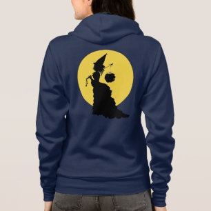 Halloween Vintage Coole Viktorianische Hexe-Silhou Hoodie