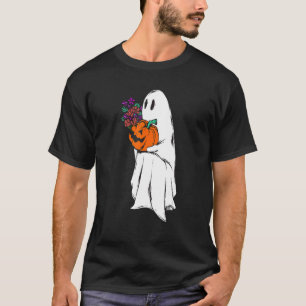 Halloween Vintage Florales Gespenst Last-Minute-Ko T-Shirt