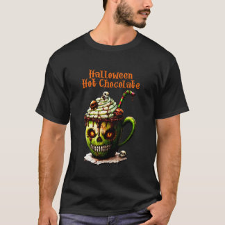 Halloween Vintage Heißgetränk aus Schokolade T-Shirt