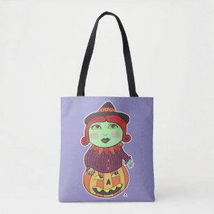 Halloween Vintage Hexe Klassisch Retro Lila