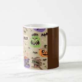Halloween Vintage Kaffeemaschine Tasse