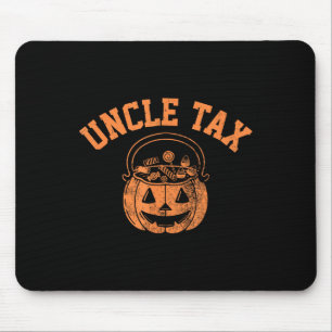 Halloween Vintage Onkel Steuer Kürbis Gruselig Tri Mousepad