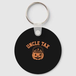 Halloween Vintage Onkel Steuer Kürbis Gruselig Tri Schlüsselanhänger