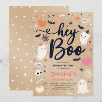 Halloween Vintage Pink Gespenst Geburtstag Spookta