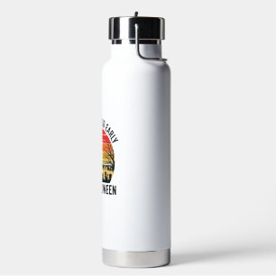 Halloween Vintage Sonnenuntergang Friedhof Katze V Trinkflasche