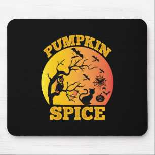 Halloween Vintager Pumpkin Gewürz Geburtstag Mousepad