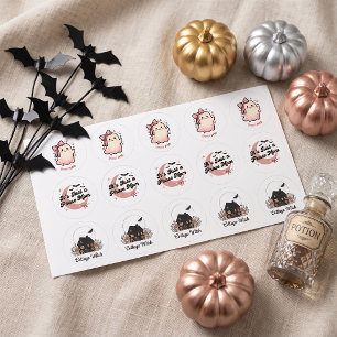 Halloween-Vinyl-Aufkleber-Pack Süßes Cottagecore Etiketten