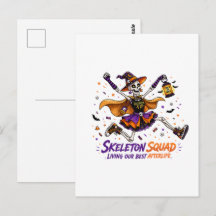 Halloween-VIP-Skelett-Truppe Grafik