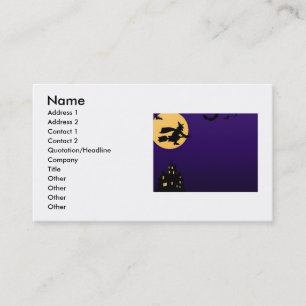 Halloween-Visitenkarte Visitenkarte