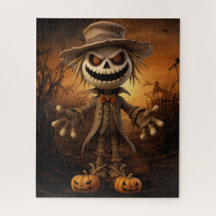 Halloween-Vogelscheuchen-Puzzle Puzzle