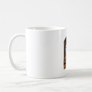 Halloween-Vogelscheuchen-Shirt Vintage-Friedhofspa Kaffeetasse