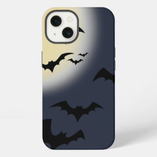 Halloween Vollmond mit Fledermäusen iPhone 13 Hülle