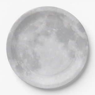 Halloween Vollmond Pappteller