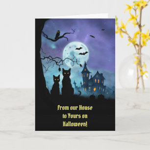 Halloween von unserer Zuhause zu deinen Niedlichen Karte