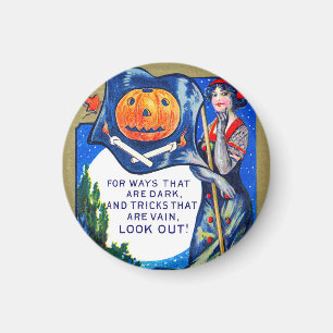 Halloween Vorsicht Magnet