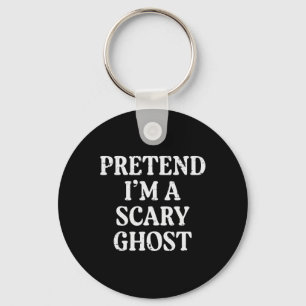 Halloween Vortäuschen Ich Beängstigend Ghost Funny Schlüsselanhänger