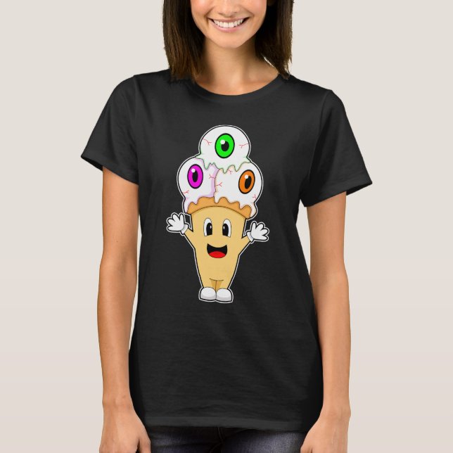 Halloween-Waffeleis T-Shirt (Vorderseite)