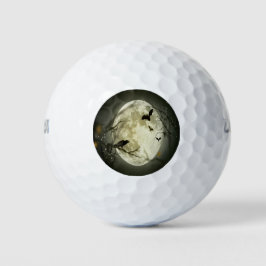 Halloween-Wald, Fledermäuse, Landschaft Golfball