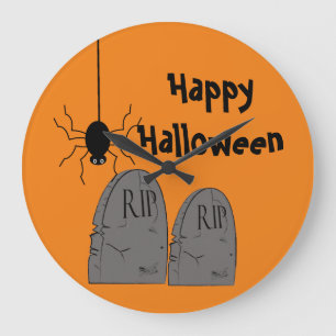 Halloween-Wanduhr Große Wanduhr