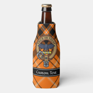 Halloween Wappen über Tartan Flasche Cooler Flaschenkühler